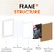 5x7 Picture Frame Set of 4 – White Photo Frames with HD Plexiglass, Display 4x6 Photos with Mat or 5x7 Without Mat – Wall Mount & Tabletop Gallery Frames for Home, Office & Collage Decor